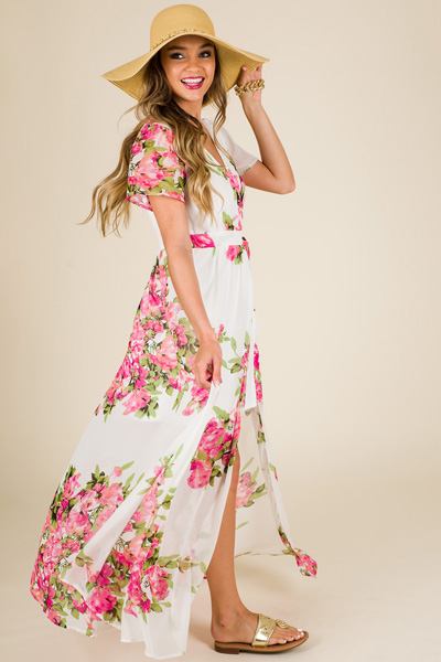 Glam Garden Maxi, Ivory