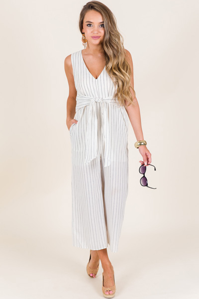 Steppin Out Jumpsuit, Natural