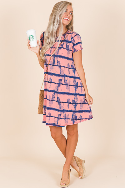 To the Beat Dress, Coral