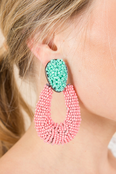 Grand Entrance Earring, Pink