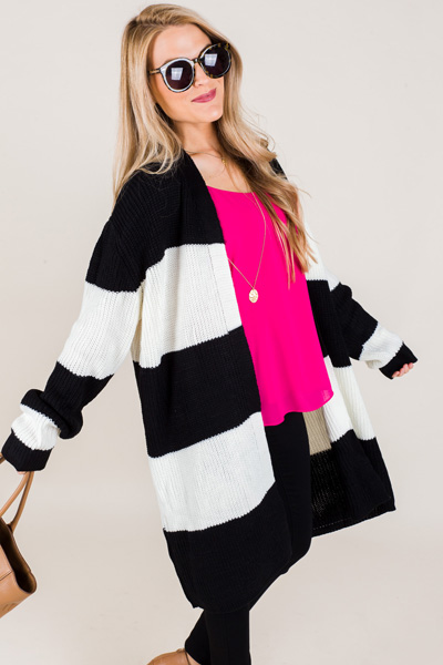 Chelsey Striped Cardigan