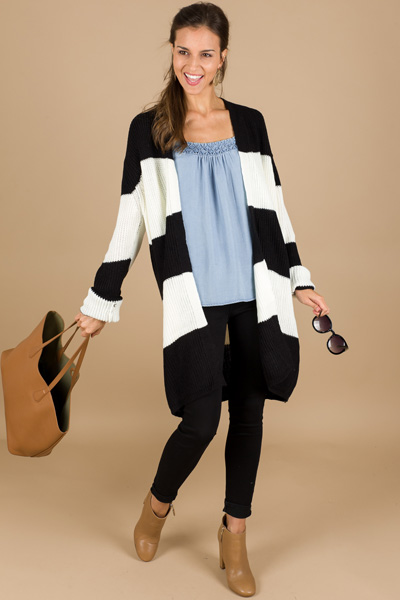 Chelsey Striped Cardigan