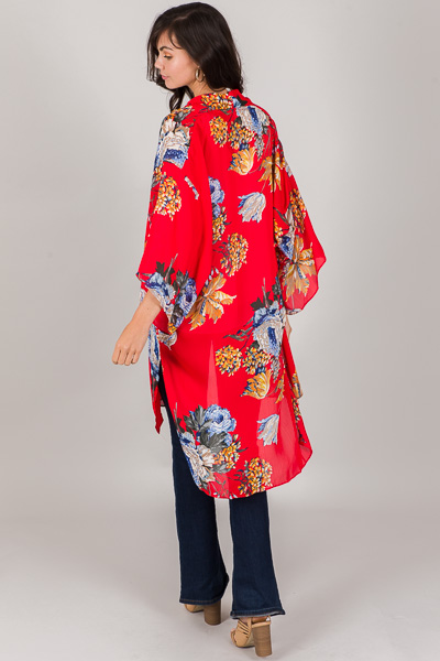 Cordoba Kimono, Red