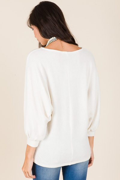 Solid Dolman Thermal, Cream