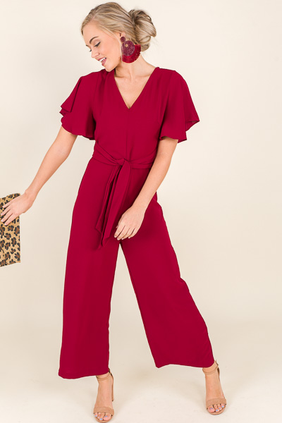 Catarina Jumpsuit, Wine