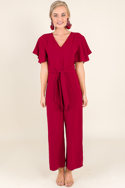 Catarina Jumpsuit, Wine