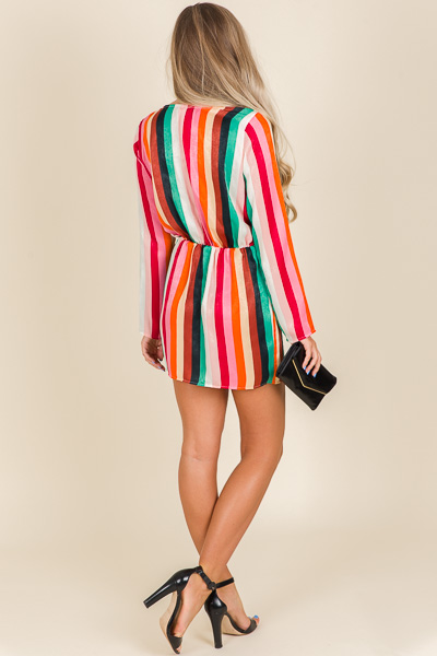 Silky Rainbow Dress