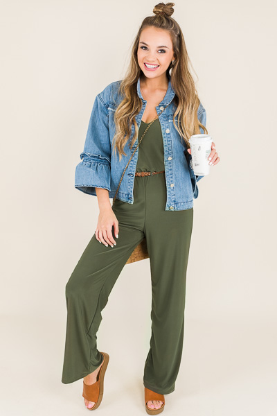 In Motion Jumpsuit, Olive