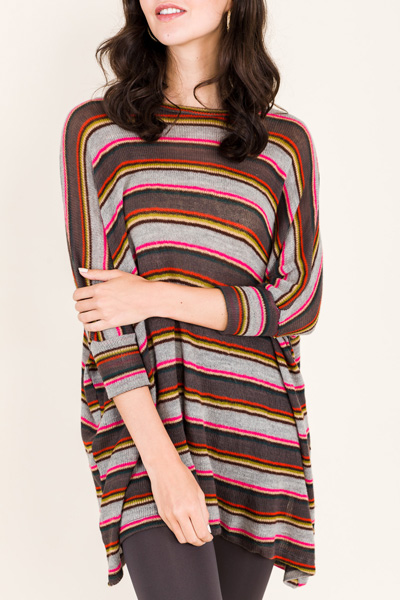 Mixed Up Stripes Sweater