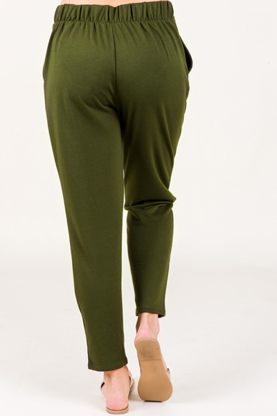 Sinfully Soft Pants, Olive