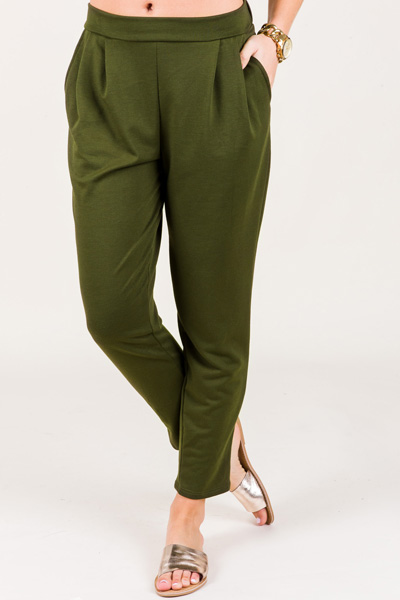 Sinfully Soft Pants, Olive