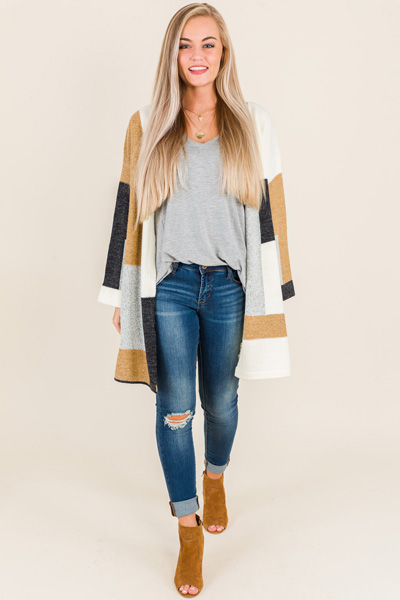 Ariana Colorblock Cardigan