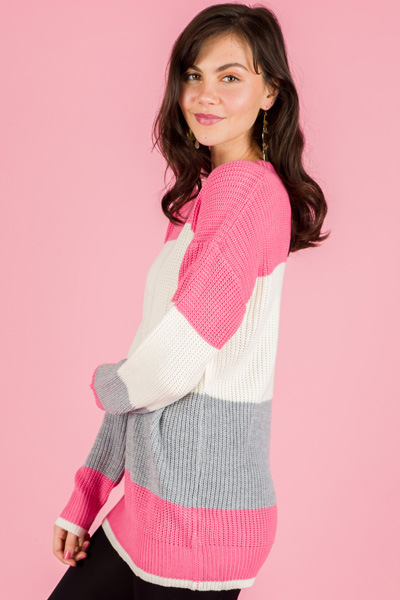 Pink Palette Sweater