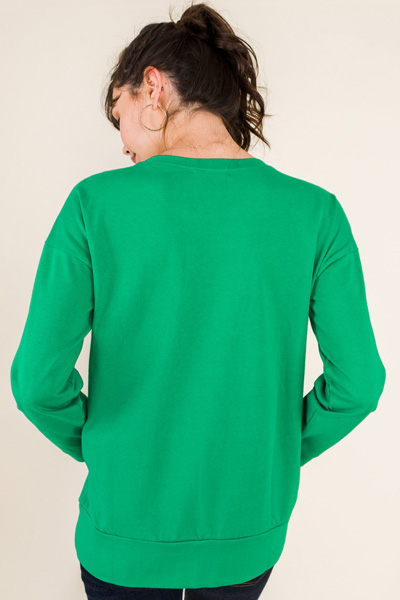 Classic Kangaroo Sweatshirt, Green