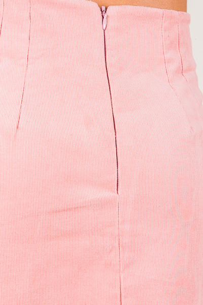 Button Up Skirt, Pink