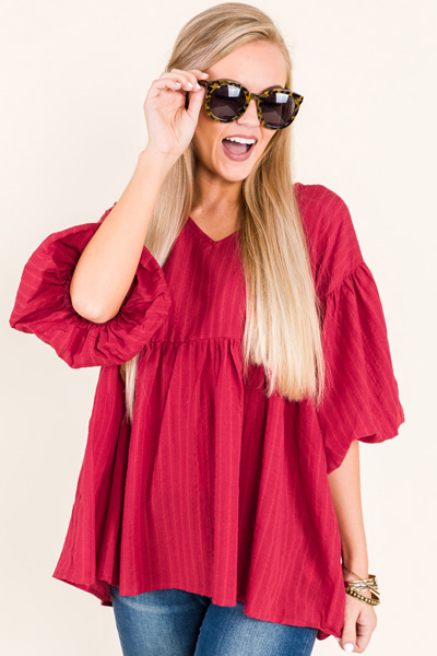 Lucile Puff Sleeve Top