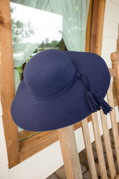 Montana Felted Hat, Navy
