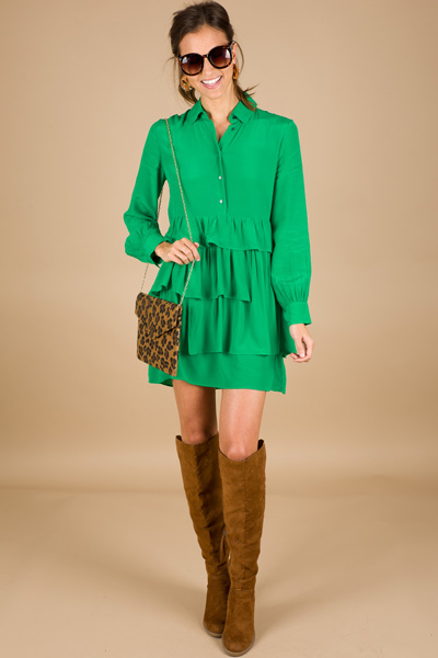 Girl Crush Dress, Green