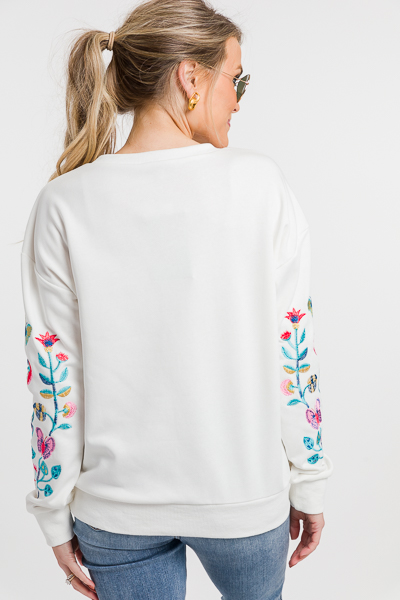 Emmy Embroidered Sweatshirt