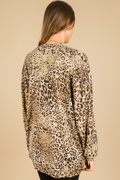 Lean Leopard Cardi