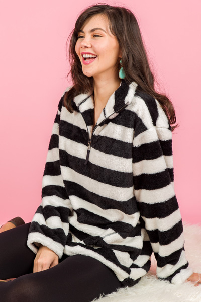 Snuggly Stripes Pullover