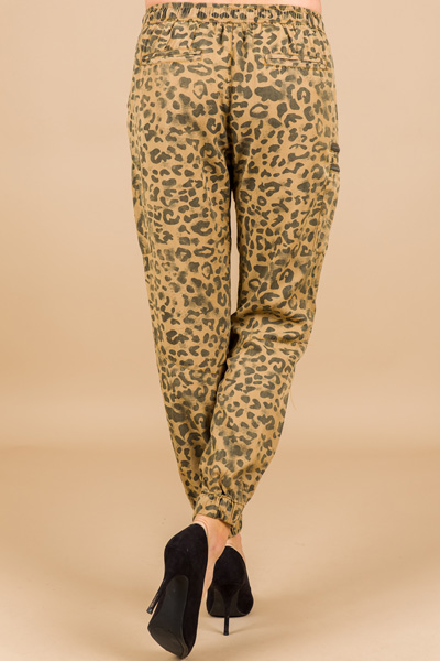 Leopard Cargo Pants