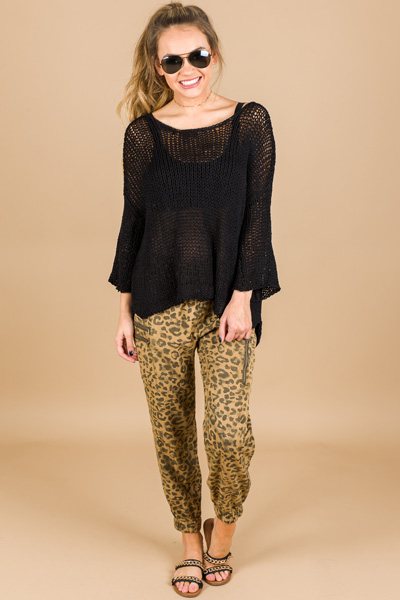 Leopard Cargo Pants