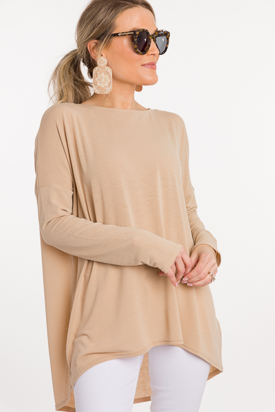 Favorite Everyday Tunic, Taupe