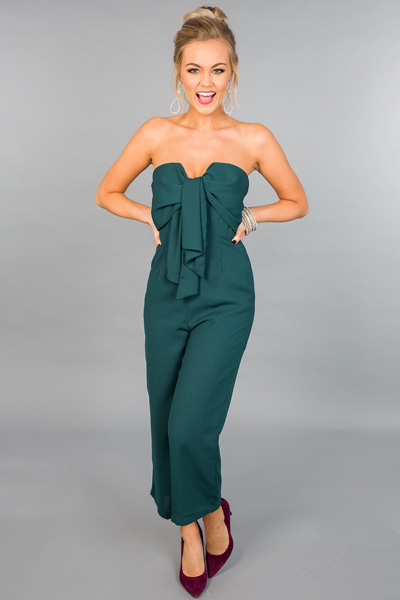 Time to Twist Jumpsuit, Teal