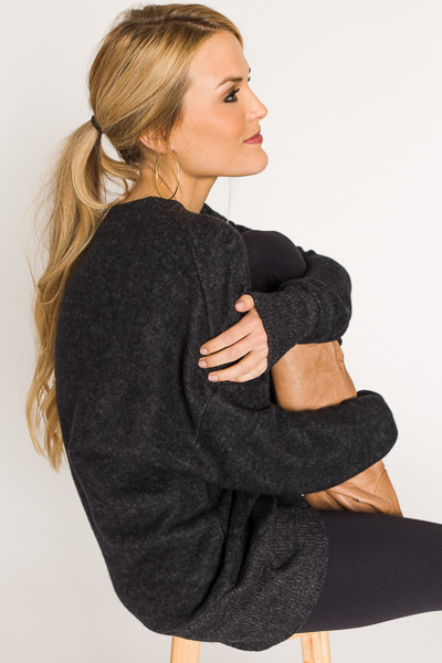 The Perfect Pullover, Charcoal