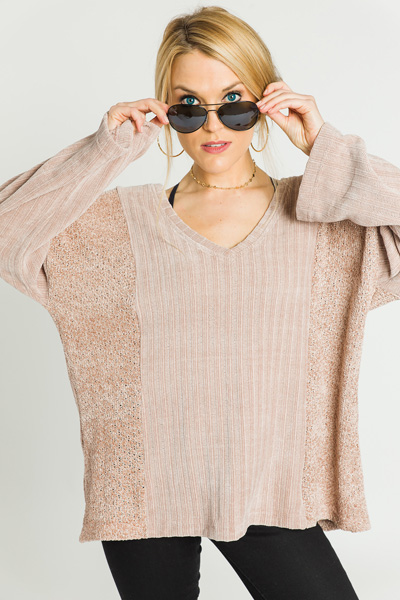 Sugar and Spice Contrast Sweater