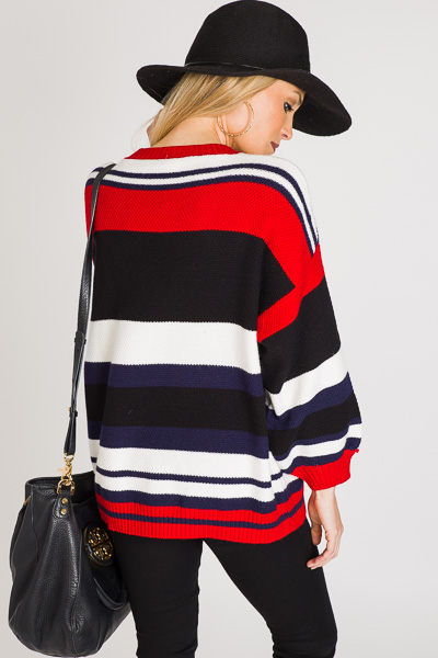 Smooth Criminal Striped Sweater