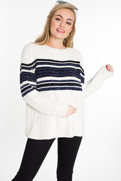 Varsity Chenille Sweater