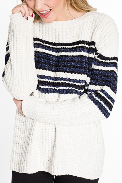 Varsity Chenille Sweater