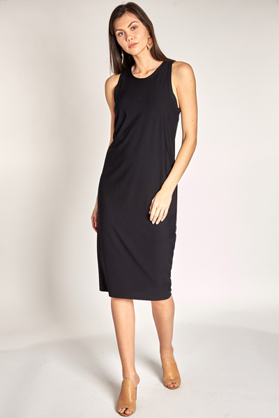 Capsule Black Midi - Dresses - The Blue Door Boutique