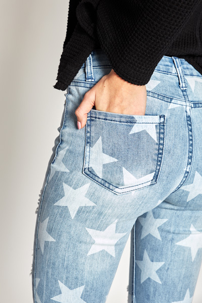 Star Spangled Jeans - The Blue Door Boutique