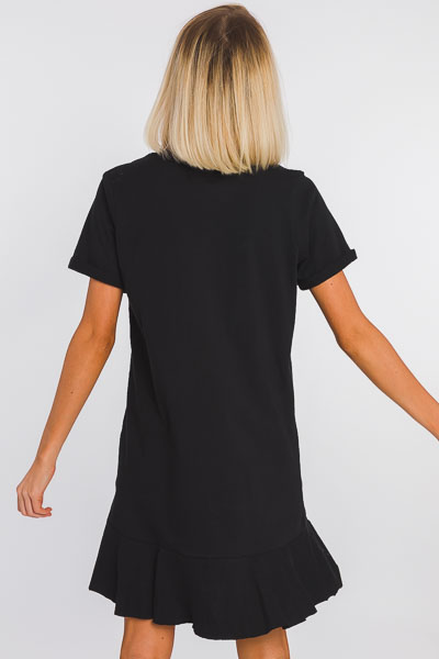 Hope T-Shirt Dress, Black
