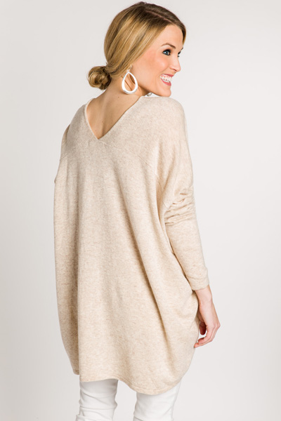 With Ease Sweater, Beige