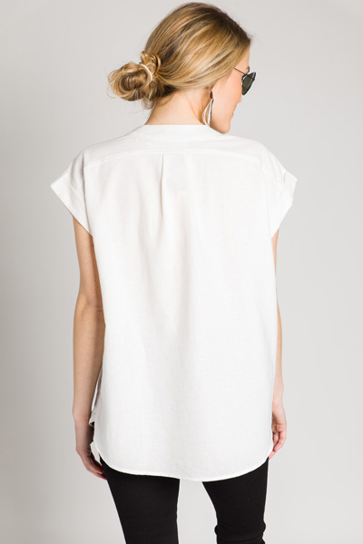 Day to Day Top, Off White