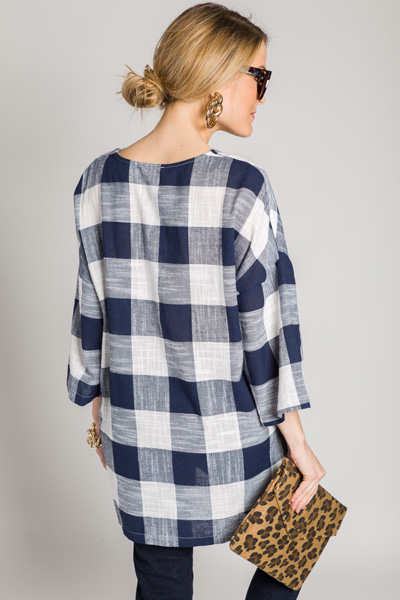 On a Picnic Tunic, Navy