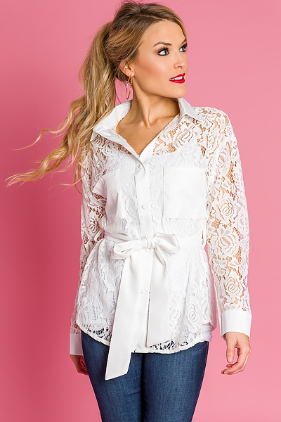 Lacy Lover Button Up