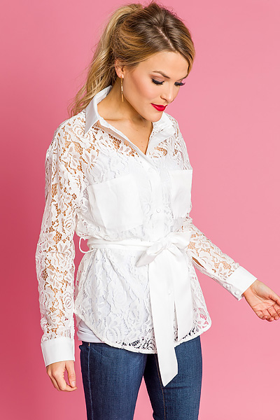Lacy Lover Button Up
