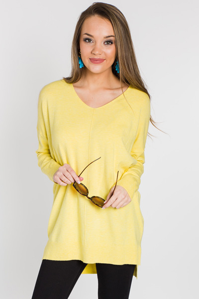 Greenlight Sweater, Neon Yellow