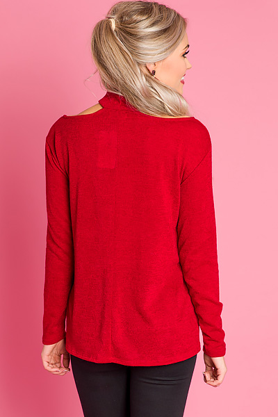 Date Night Sweater, Red