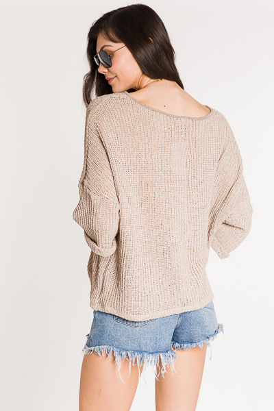 Piper Knit Top, Oatmeal