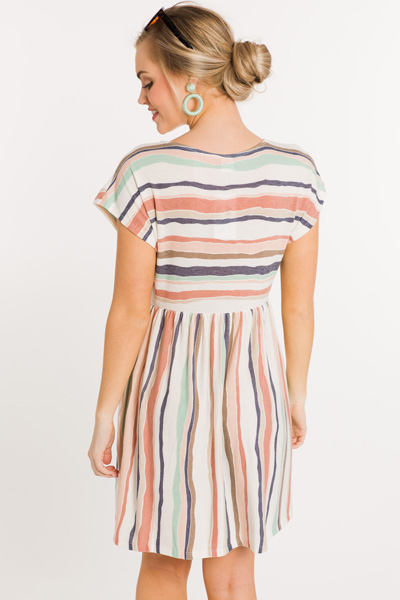 Seashell Stripe Dress