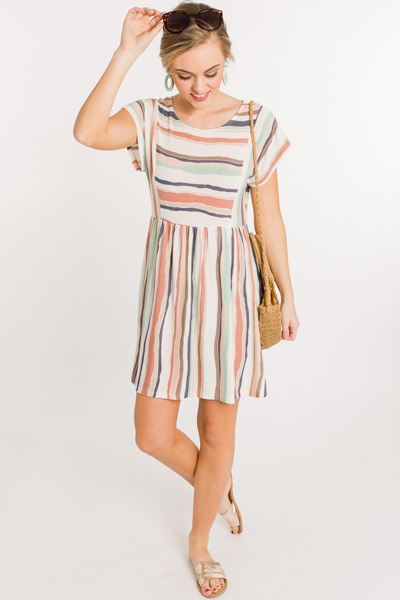 Seashell Stripe Dress