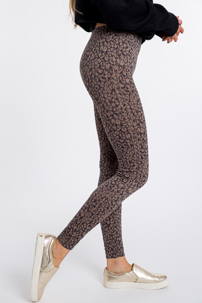 Spanx Seamless Leggings, Leopard