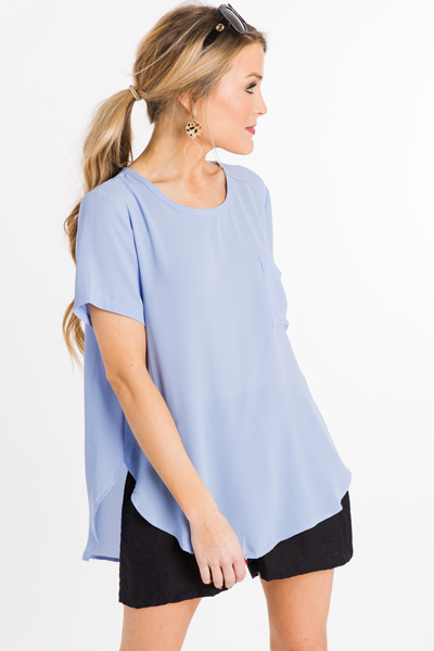 Everyday Blouse, Periwinkle