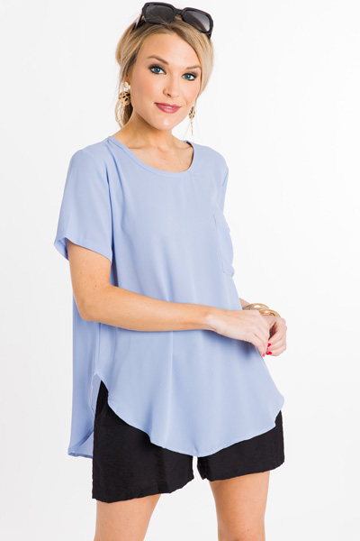 Everyday Blouse, Periwinkle